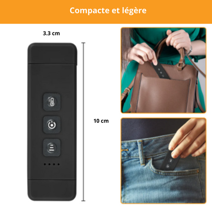 Mini lampe de lecture clipsable